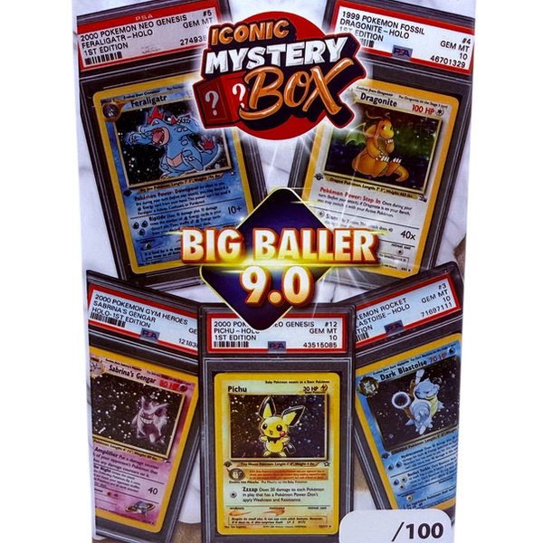 Iconic Mystery Box — Premium Mystery Boxes, Graded Cards & Sealed Packs